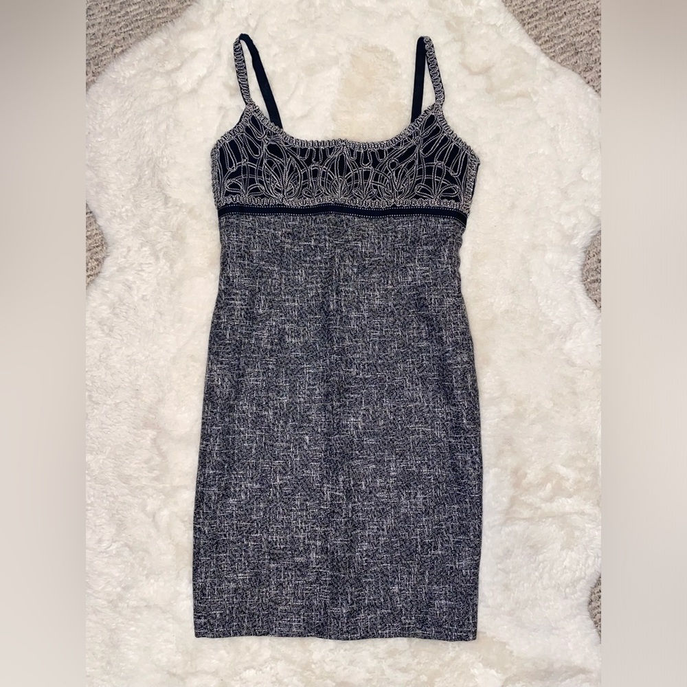 Designer Escada Beaded Cocktail Party Dress